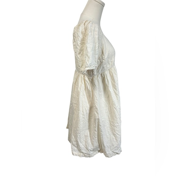 Hatch Maternity Lola Babydoll Ivory Mini Dress Baby Shower Party Boho Size S (1) - Picture 4 of 13